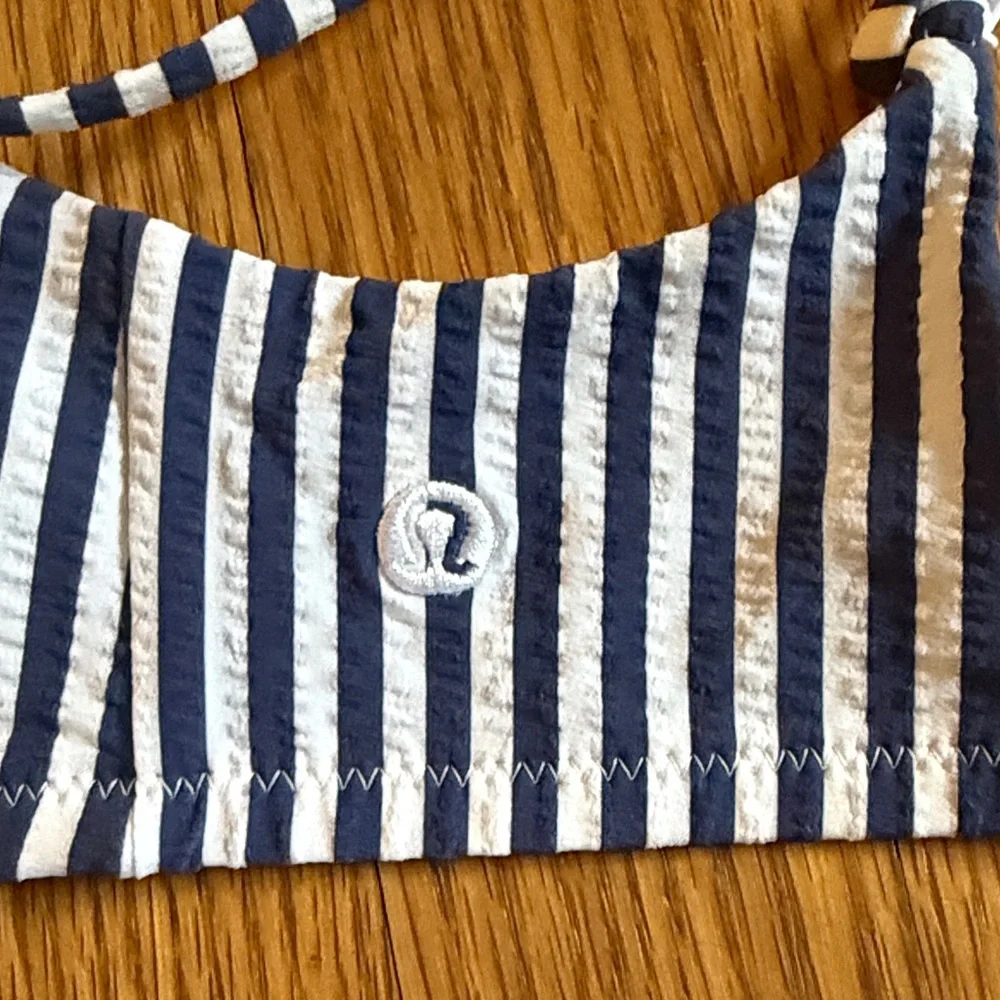 Lululemon Athletica Navy and White Striped Bikini - Picture 4 of 6